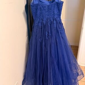 Elegant Blue Kids Dress